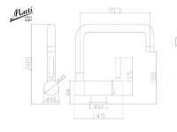 MEDIDAS MONOMANDO COCINA ABATIBLE MARTI1921